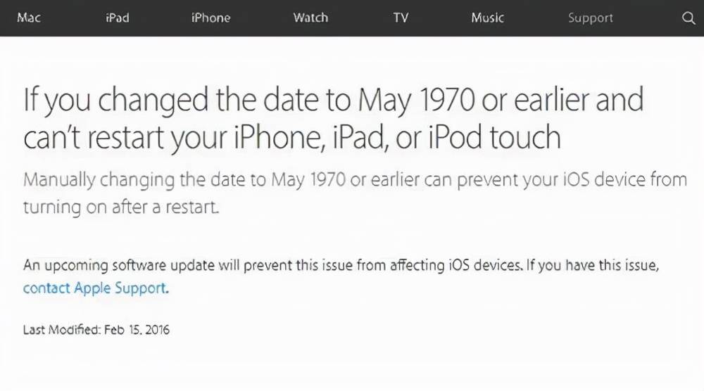 你敢把iPhone时间调到1970年1月1日吗？