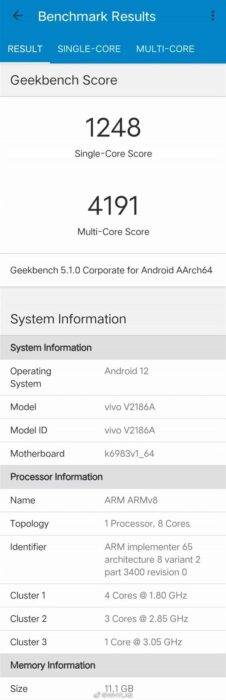 vivo X80 Pro：已出现在Geekbench，将会有两个版本