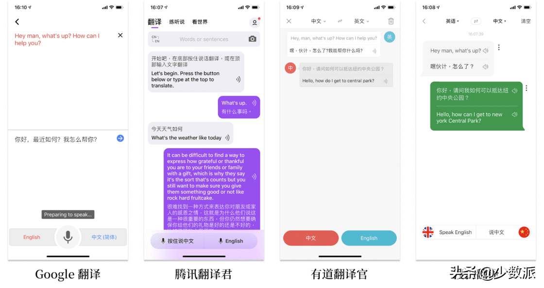 四款翻译 App 横评，哪款才能更好帮你无忧出国？