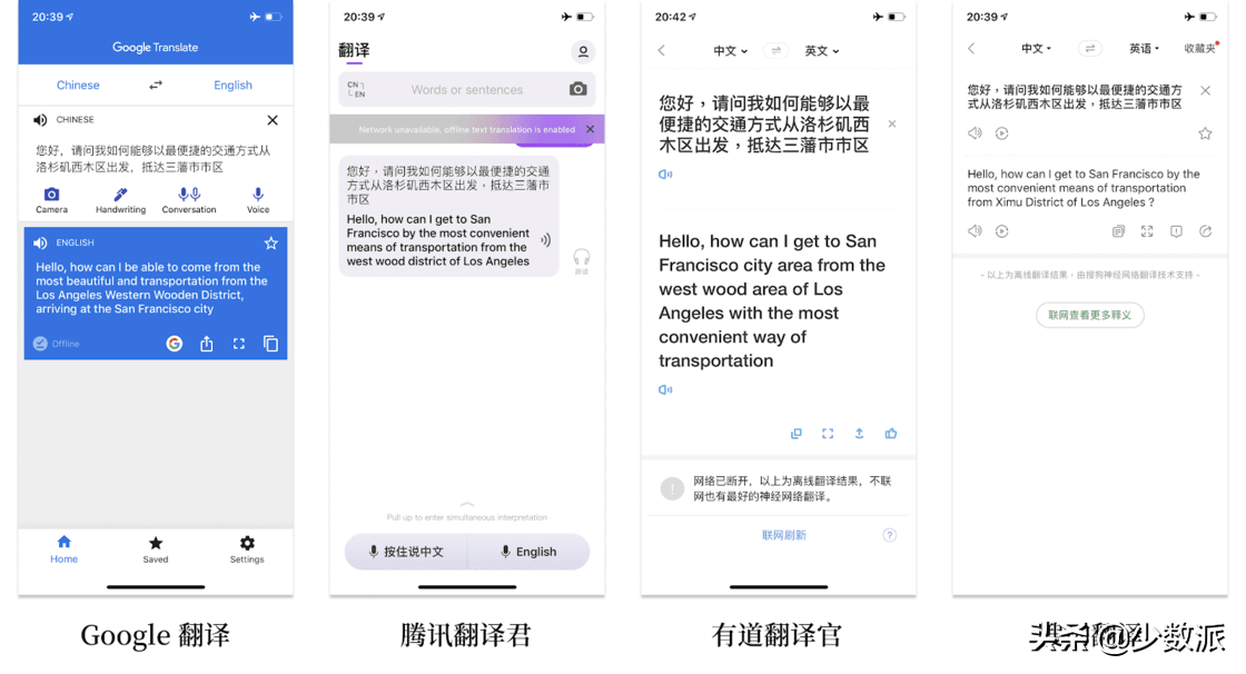 四款翻译 App 横评，哪款才能更好帮你无忧出国？