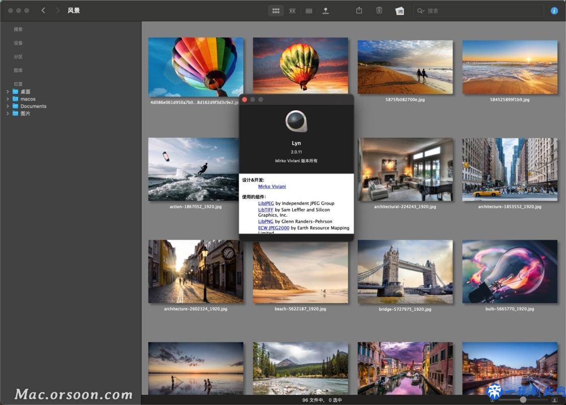 超好用的轻量级图像浏览器和查看器：Lyn for mac中文版
