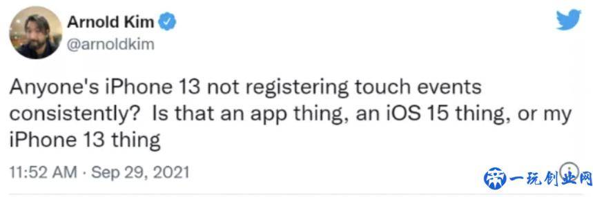 iPhone 13 系列又出现新问题，部分机型触控间歇性失灵