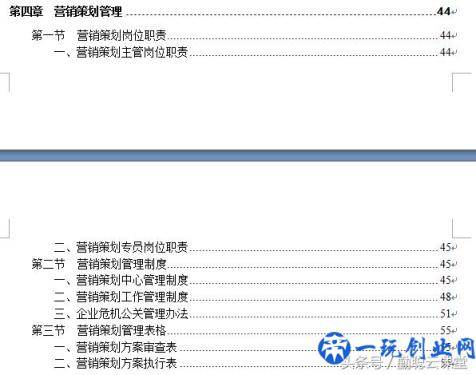 管理工具：营销部架构 权责 制度 表格全套标准 一文在手管理无忧