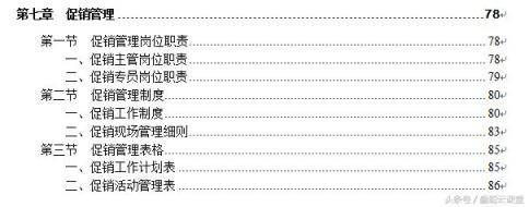 管理工具：营销部架构 权责 制度 表格全套标准 一文在手管理无忧