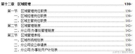 管理工具：营销部架构 权责 制度 表格全套标准 一文在手管理无忧