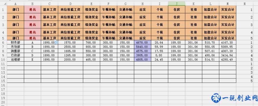 Excel中如何快速制作工资条，速来围观！