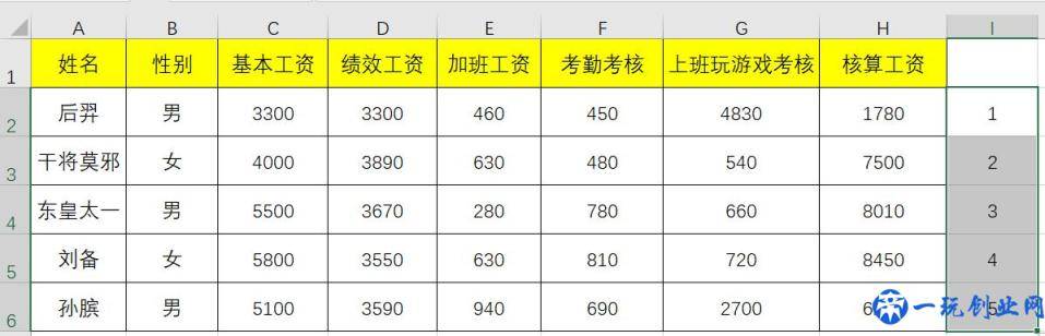 Excel快速制作工资条，只需三步！