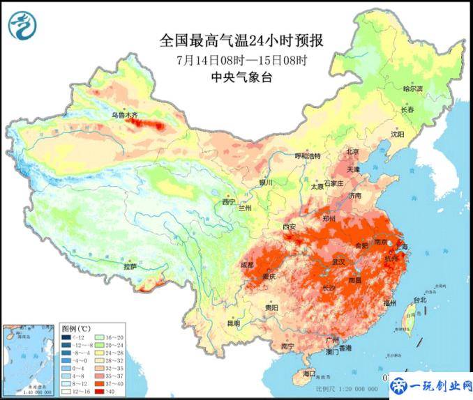 江浙川渝等局地将超40℃,高温橙色预警:江浙川渝等地局地气温将超40℃