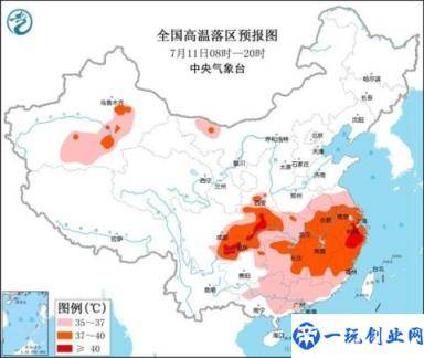 高温橙色预警这些地方40℃以上：网友调侃烤成肉串等