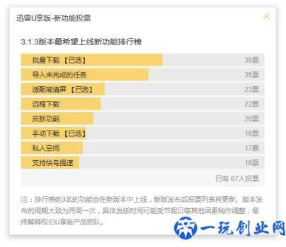 还一个用户想要的迅雷 U享版新增离线下载功能