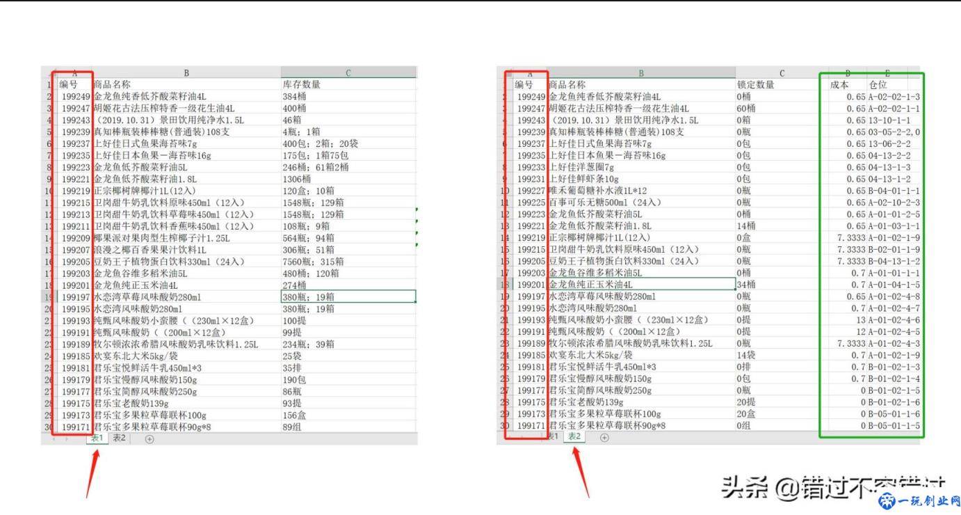 vlookup函数两张表匹配(excel表1和表2数据匹配)