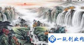 主卧床头背景墙挂山水画合适吗(主卧床头背景墙挂什么画合适)