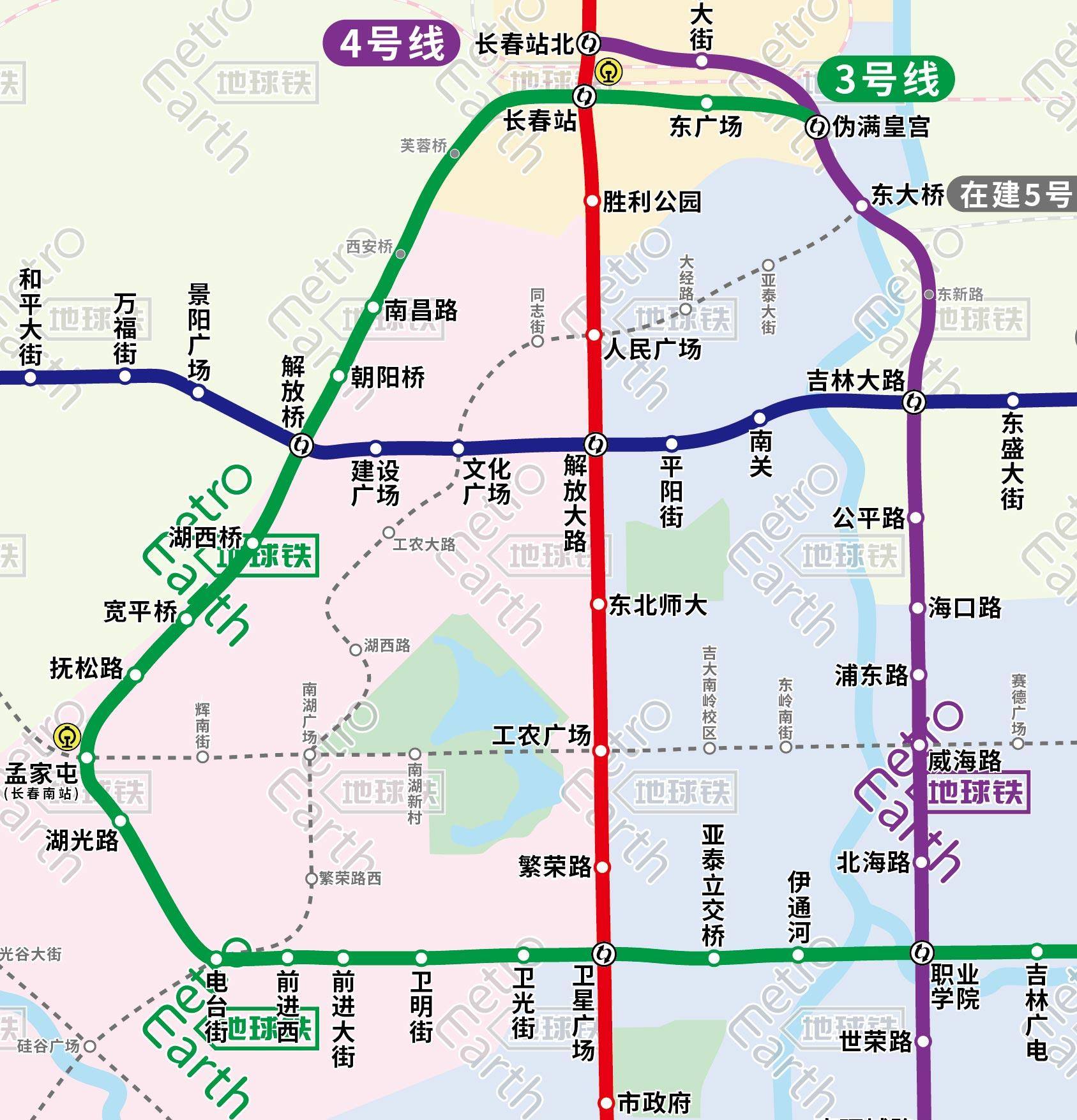 长春轻轨路线图规划(长春轻轨一共几条线路)