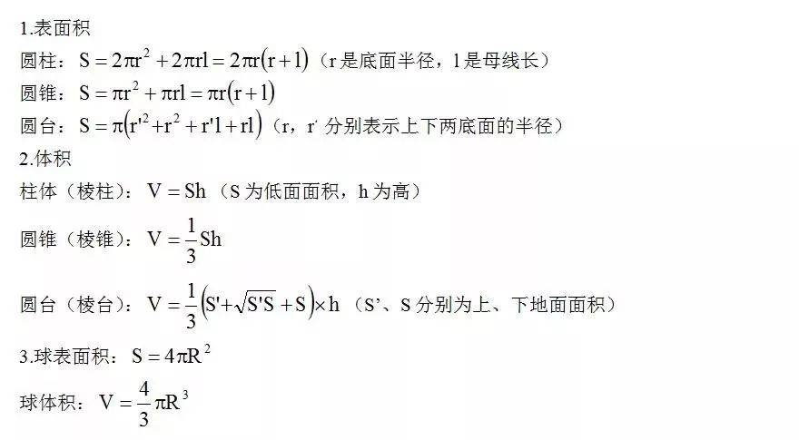 圆柱母线在什么地方(高中数学立体几何考点)