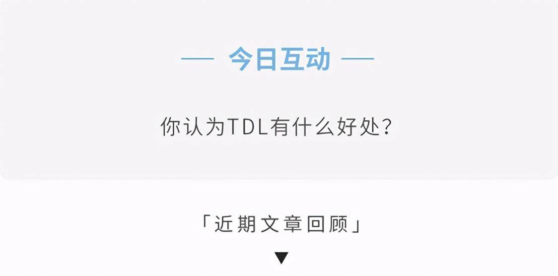 tdl是什么意思(高效率工作的核心武器)