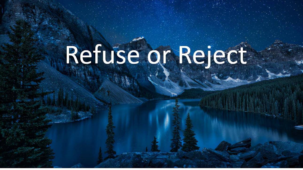 refuse和reject的区别是什么(如何区分refuse和reject)