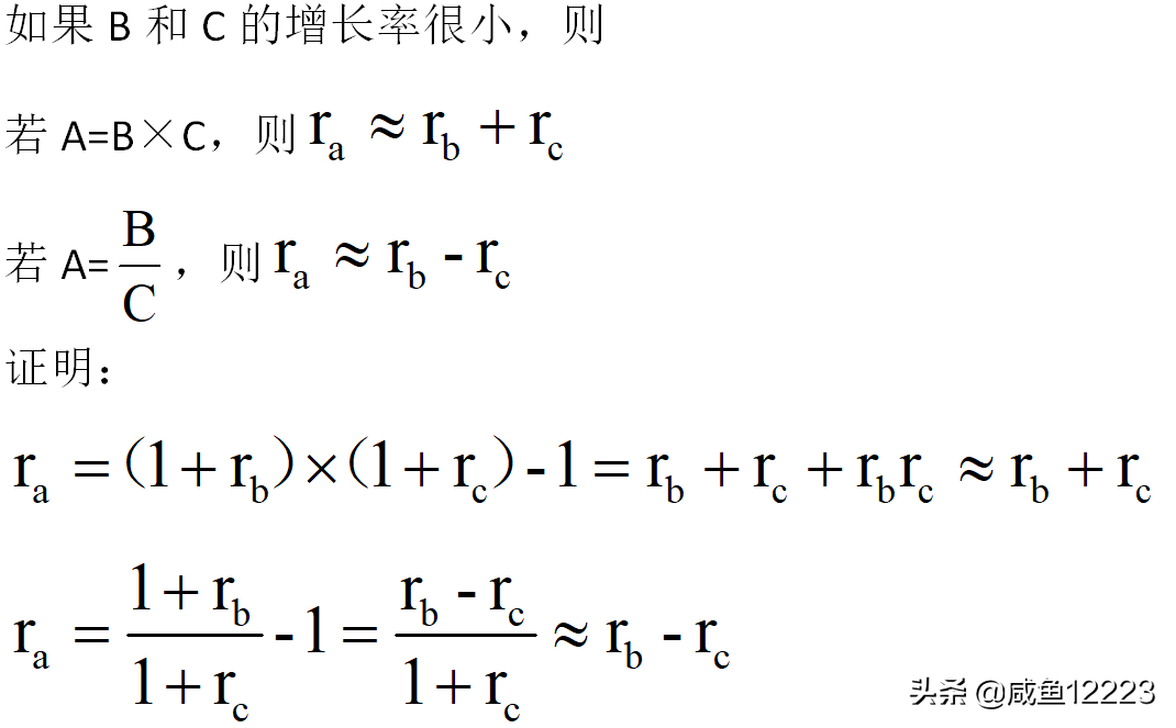 年增长率怎么计算(关于增长率的快速估算公式)