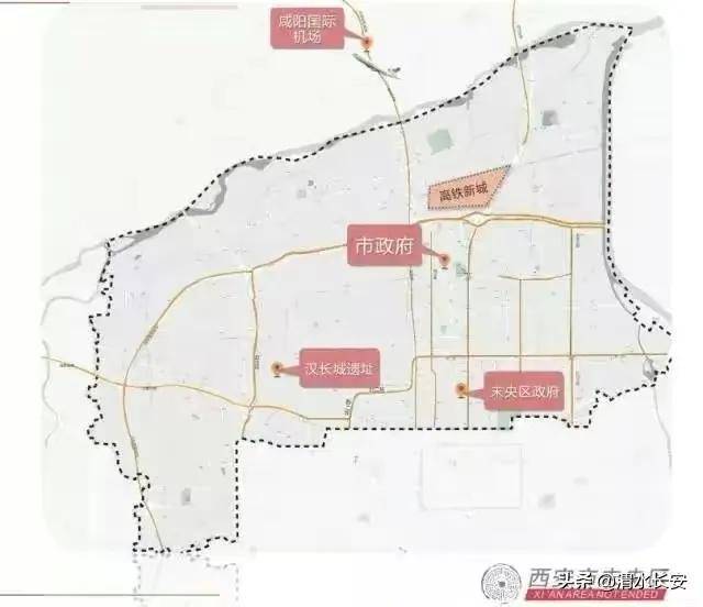 西安区域划分图2023(西安市最新城区划分图)