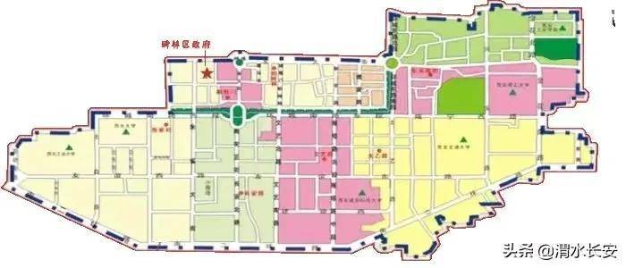 西安区域划分图2023(西安市最新城区划分图)