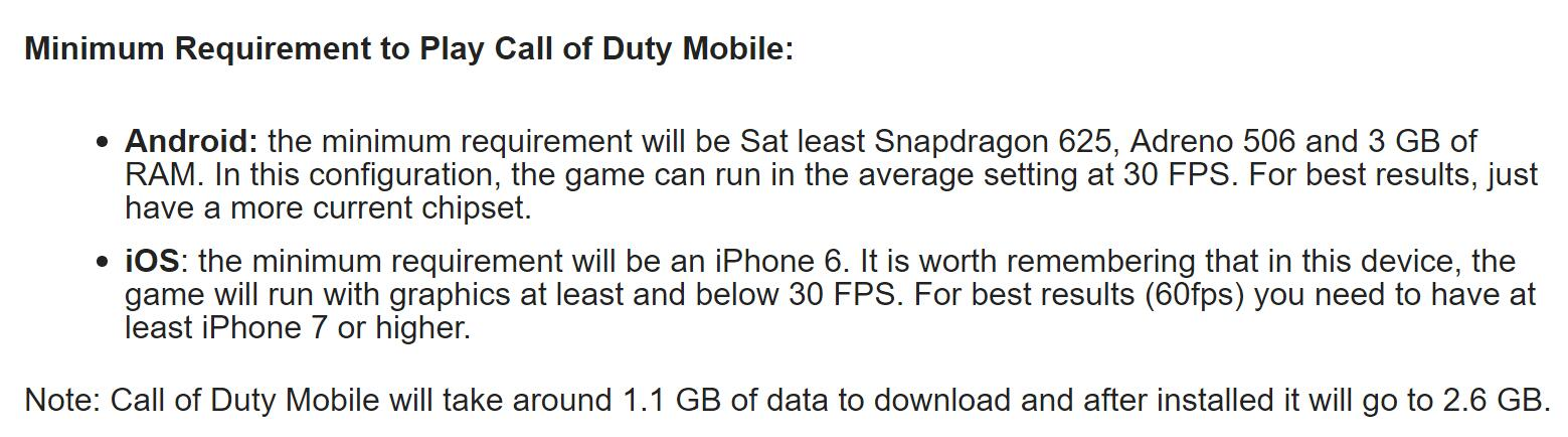 使命召唤10配置要求(使命召唤手机配置要求一览)