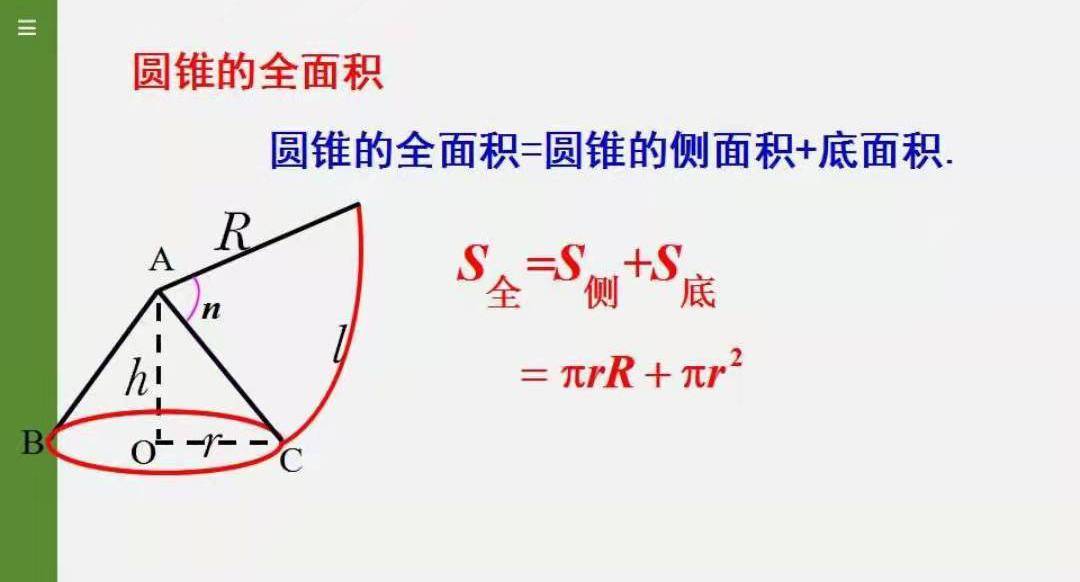 扇形侧面积的计算公式(弧长与扇形面积公式是什么)