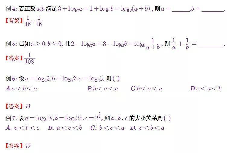 指数幂比较大小的解题技巧(指数与对数比较大小的方法典型例题)