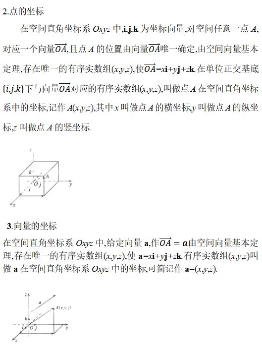 空间向量相乘的方法是什么(空间向量及其运算的坐标表示)