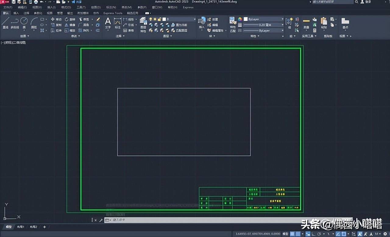 a3图框画法cad(A3图纸的图框尺寸是多少)