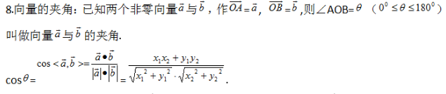 单位向量的方向是什么(高中数学平面向量知识点讲解)