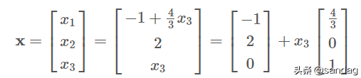 线性方程组的通解(线性方程组的解集及其几何意义)