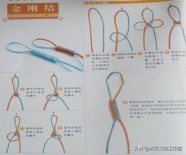 手串的穿法和打结方法(各种手串打结方法图解)