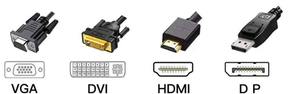 dvi接口与vga区别(4种电脑接口线的区别)